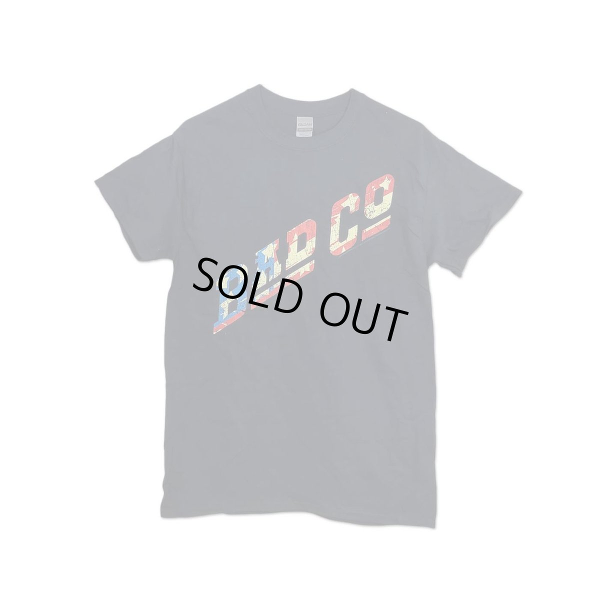 画像1: Bad Company バンドTシャツ バッド・カンパニー Distressed Flag Logo (1)