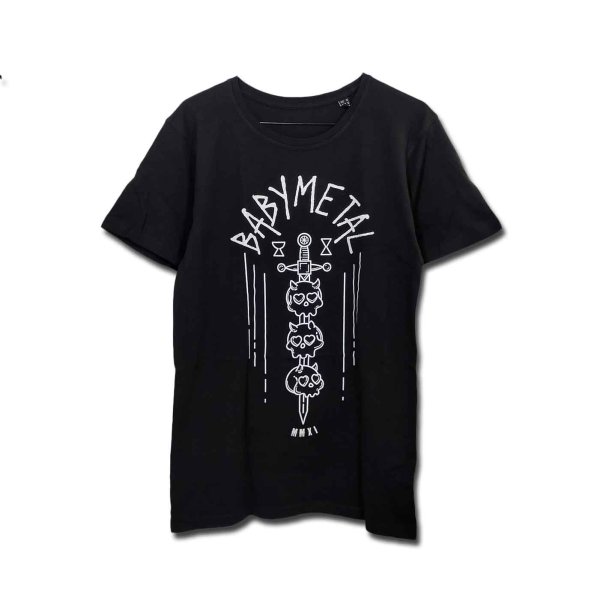 画像1: Babymetal バンドTシャツ ベビーメタル Skull Sword (1)