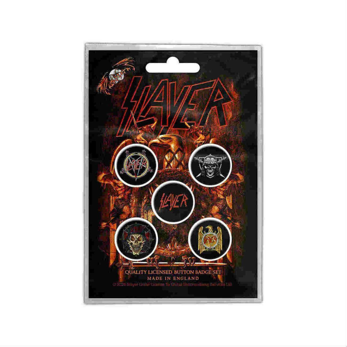 画像1: Slayer バッジ5個セット スレイヤー Eagle (1)