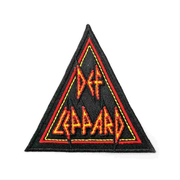 画像1: Def Leppard アイロンパッチ／ワッペン デフ・レパード Tri Logo (1)