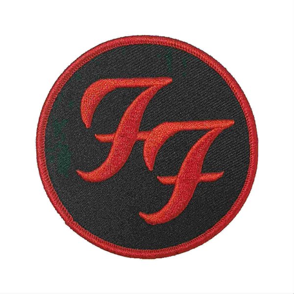 画像1: Foo Fighters アイロンパッチ／ワッペン フー・ファイターズ Circle Logo (1)