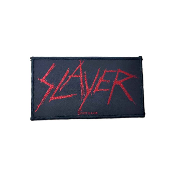 画像1: Slayer パッチ／ワッペン スレイヤー Scratched Logo (1)