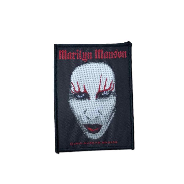 画像1: Marilyn Manson パッチ／ワッペン マリリン・マンソン Face (1)