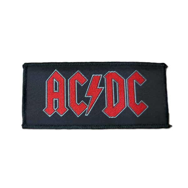 画像1: AC/DC パッチ／ワッペン エーシー・ディーシー Red Logo (1)