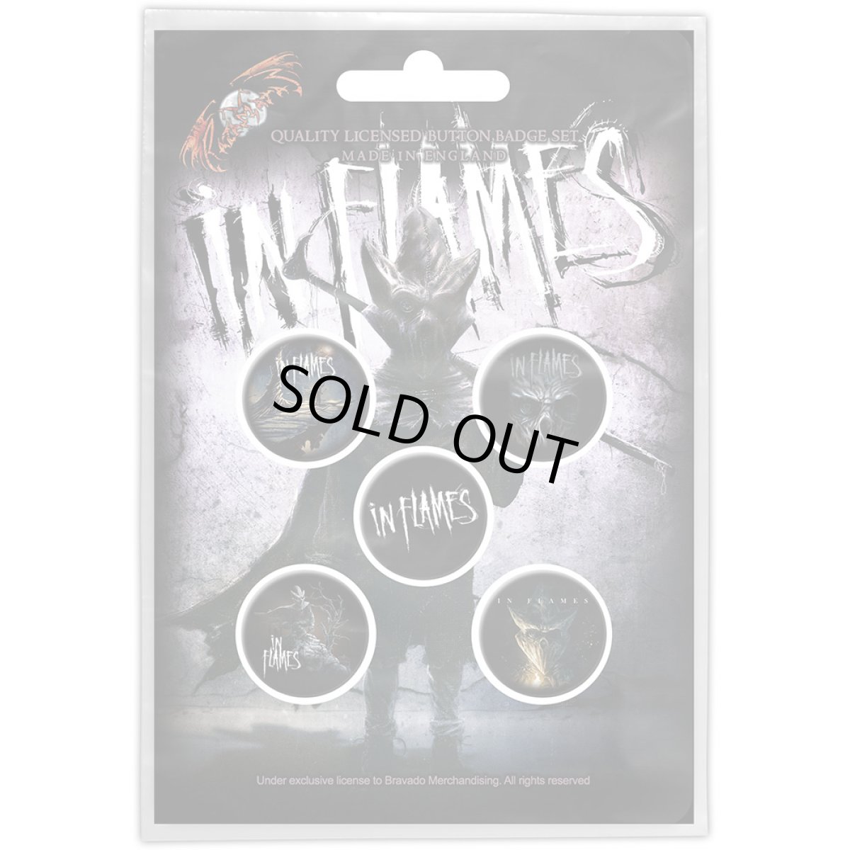 画像1: In Flames バッジ5個セット イン・フレイムス The Mask (1)