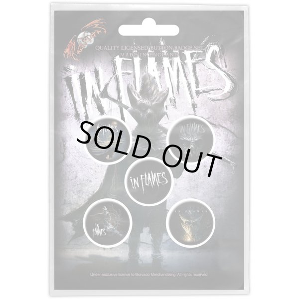 画像1: In Flames バッジ5個セット イン・フレイムス The Mask (1)