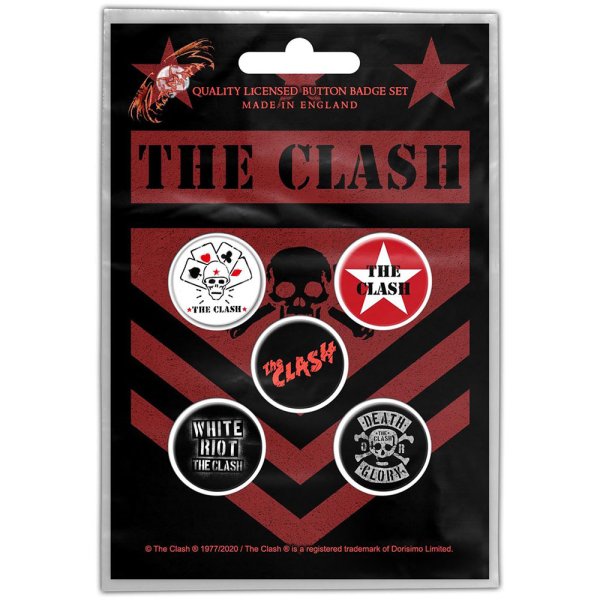 画像1: The Clash バッジ5個セット ザ・クラッシュ London Calling (1)