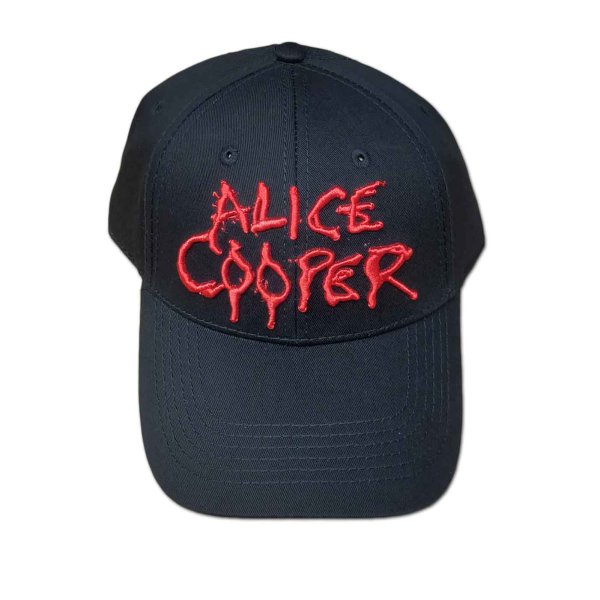 画像1: Alice Cooper アジャスタブルキャップ アリス・クーパー Dripping Logo (1)
