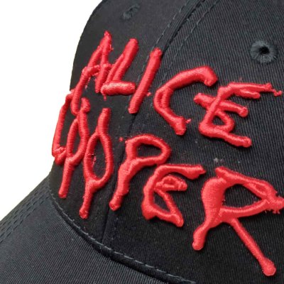 画像1: Alice Cooper アジャスタブルキャップ アリス・クーパー Dripping Logo