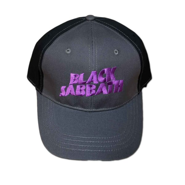 画像1: Black Sabbath スナップバックキャップ ブラック・サバス Wavy Logo GREY (1)