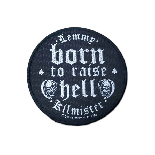 画像1: Lemmy パッチ／ワッペン Born To Raise Hell モーターヘッド Motorhead (1)