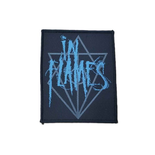 画像1: In Flames パッチ／ワッペン モーターヘッド イン・フレイムス Scratched Logo (1)