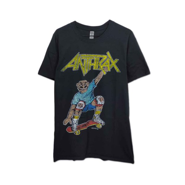 画像1: Anthrax バンドTシャツ アンスラックス Skater Notman Vintage (1)