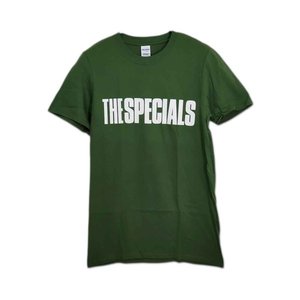 画像1: The Specials バンドTシャツ ザ・スペシャルズ Solid Logo GREEN (1)