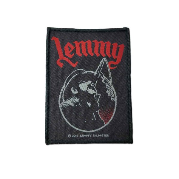 画像1: Motorhead パッチ／ワッペン モーターヘッド Lemmy Microphone (1)