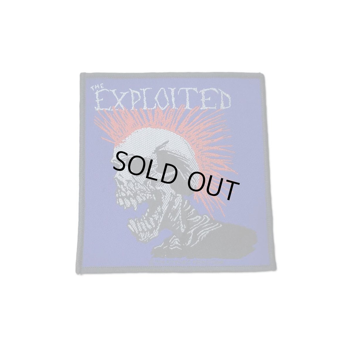 画像1: The Exploited パッチ／ワッペン ジ・エクスプロイテッド Mohican (1)
