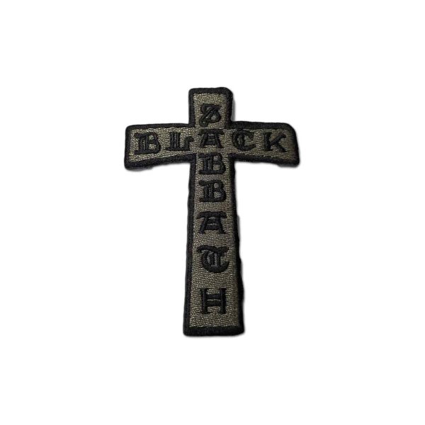 画像1: Black Sabbath アイロンパッチ／ワッペン ブラック・サバス Cross (1)