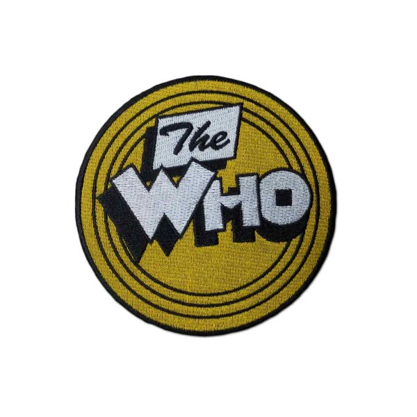 画像1: The Who アイロンパッチ／ワッペン ザ・フー Yellow Circle (1)