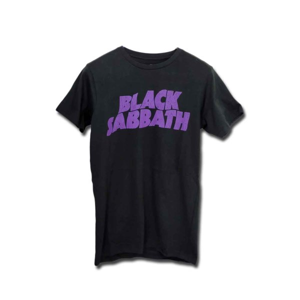 画像1: Black Sabbath バンドTシャツ ブラック・サバス Vintage Wavy Logo BLACK (1)