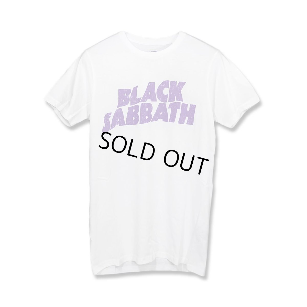 画像1: Black Sabbath バンドTシャツ ブラック・サバス Vintage Wavy Logo WHITE (1)