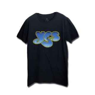 Yes バンドTシャツ イエス Classic Blue Logo - バンドTシャツの通販