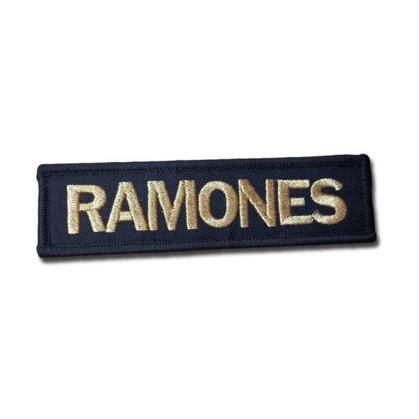 画像1: Ramones アイロンパッチ／ワッペン ラモーンズ Gold Logo (1)