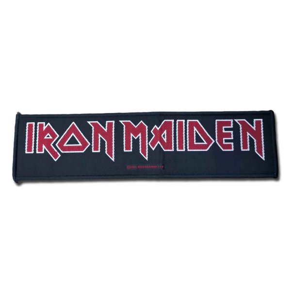 画像1: Iron Maiden パッチ／ワッペン アイアン・メイデン Logo Strip (1)