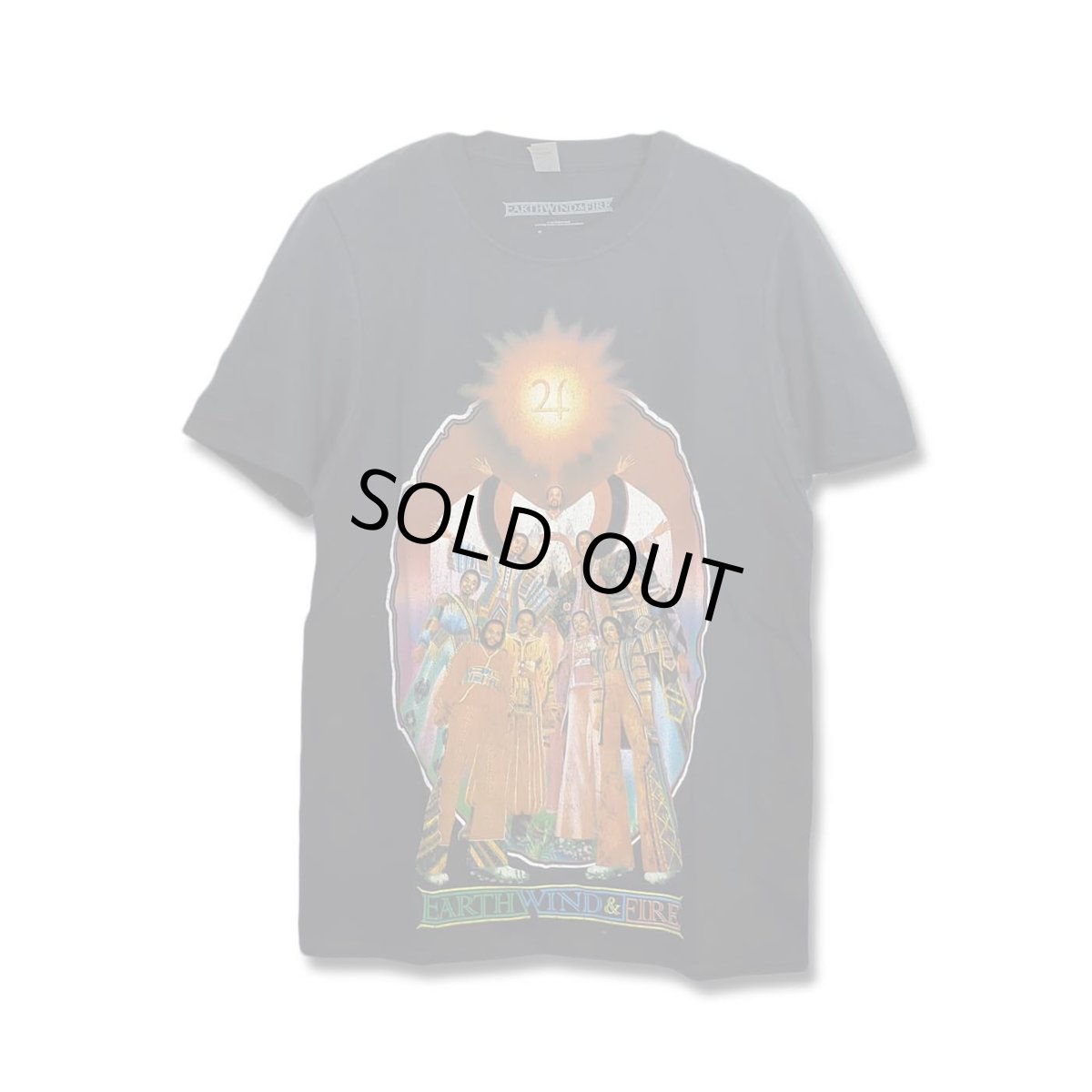 画像1: Earth Wind & Fire バンドTシャツ アース・ウィンド・アンド・ファイアー Let's Groove BLACK (1)