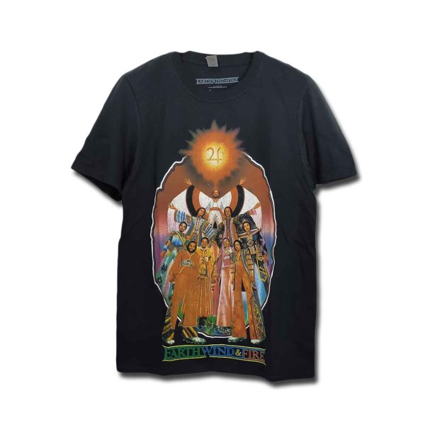 画像1: Earth Wind & Fire バンドTシャツ アース・ウィンド・アンド・ファイアー Let's Groove BLACK (1)