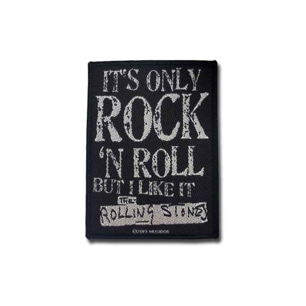 画像1: The Rolling Stones パッチ／ワッペン ローリング・ストーンズ It's Only Rock 'n Roll (1)