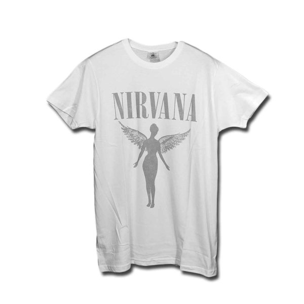 画像1: Nirvana バンドTシャツ ニルヴァーナ In Utero Tour WHITE (1)