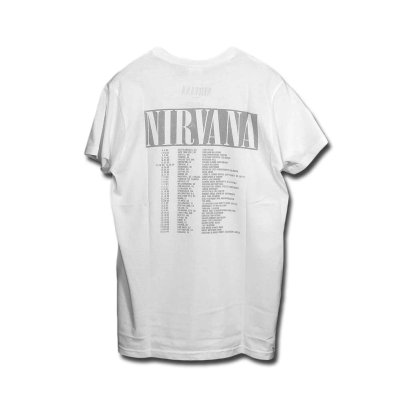 画像1: Nirvana バンドTシャツ ニルヴァーナ In Utero Tour WHITE