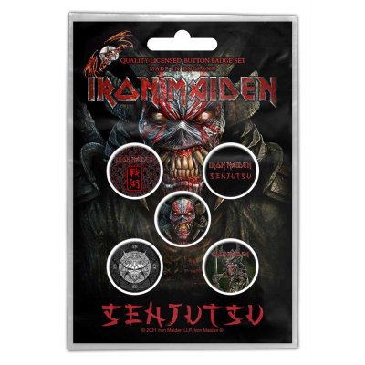 画像1: Iron Maiden バッジ5個セット アイアン・メイデン Senjutsu