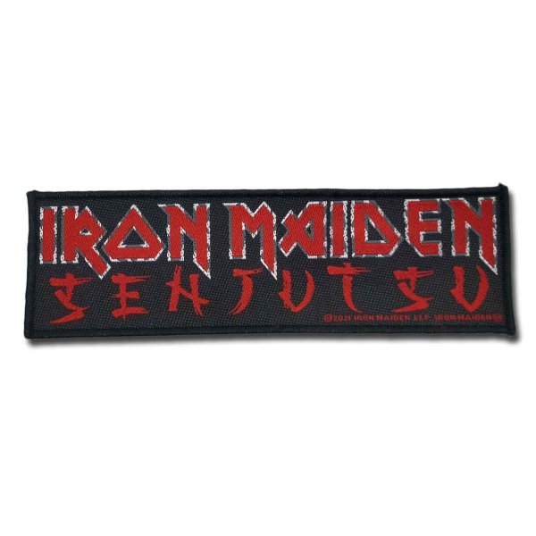 画像1: Iron Maiden パッチ／ワッペン アイアン・メイデン Senjutsu Logo Strip (1)