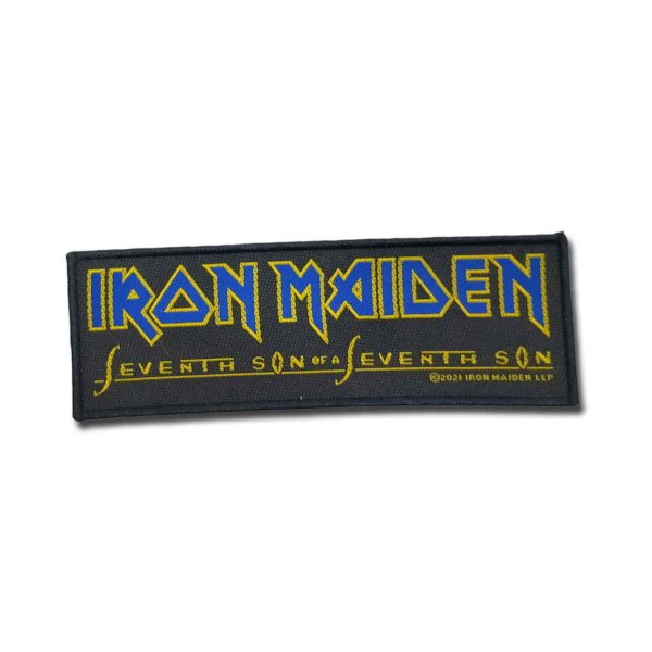 画像1: Iron Maiden パッチ／ワッペン アイアン・メイデン Seventh Son Logo Strip (1)
