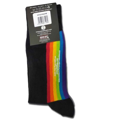 画像1: Pink Floyd ソックス 靴下 ピンク・フロイド Spectrum Sole