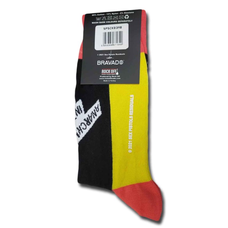 画像1: Sex Pistols ソックス 靴下 セックス・ピストルズ God Save The Queen