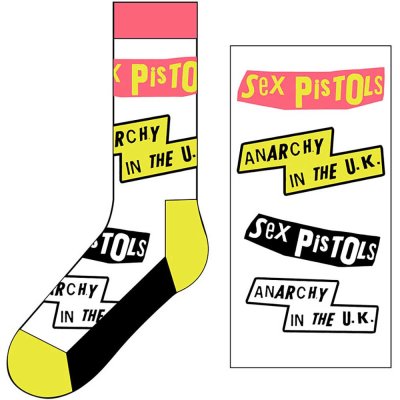 画像2: Sex Pistols ソックス 靴下 セックス・ピストルズ Anarchy In The UK