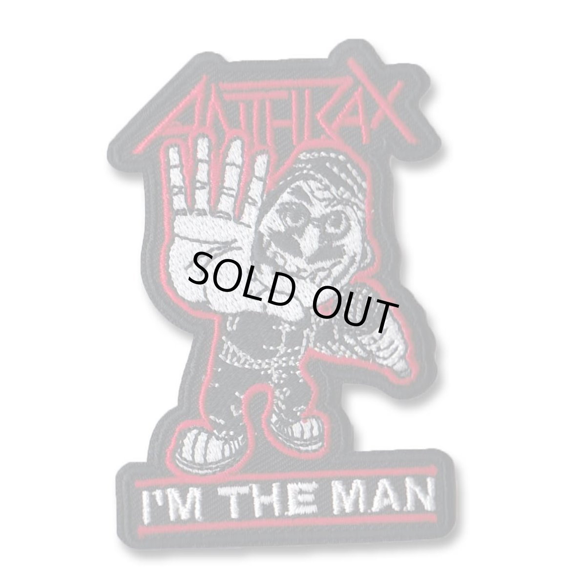 画像1: Anthrax アイロンパッチ／ワッペン アンスラックス I'm The Man Cutout (1)