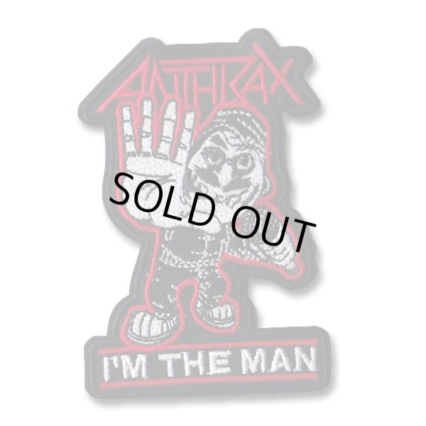 画像1: Anthrax アイロンパッチ／ワッペン アンスラックス I'm The Man Cutout (1)