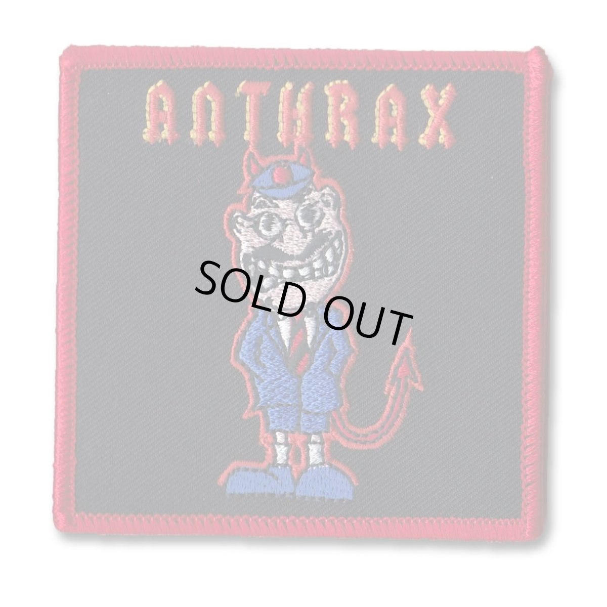 画像1: Anthrax アイロンパッチ／ワッペン アンスラックス Devil Man (1)