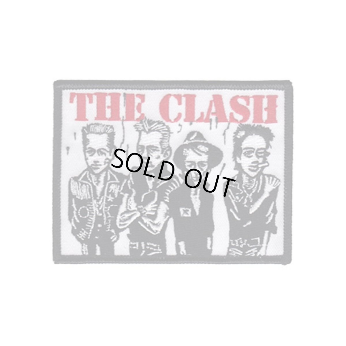 画像1: The Clash アイロンパッチ／ワッペン ザ・クラッシュ Caricature (1)