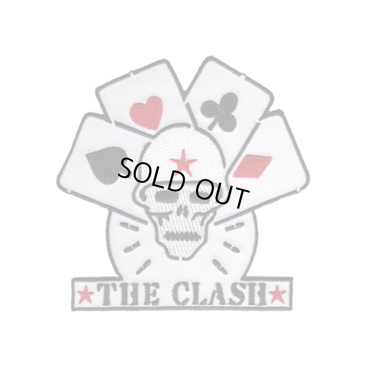 画像1: The Clash アイロンパッチ／ワッペン ザ・クラッシュ Cards (1)