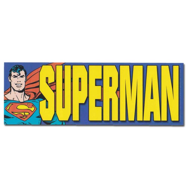 画像1: Superman ステッカー スーパーマン Bunner Logo (1)