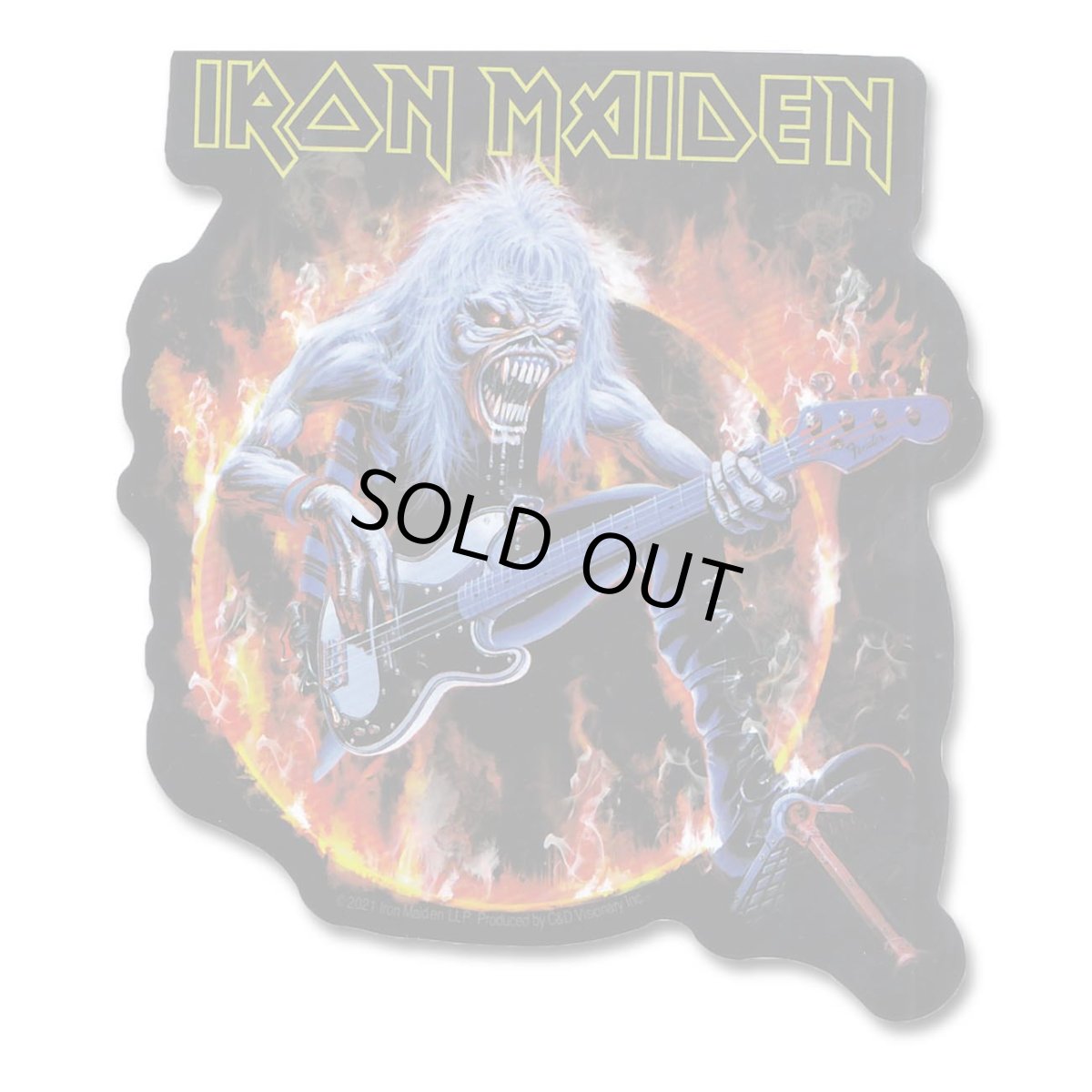 画像1: Iron Maiden ステッカー アイアン・メイデン Ring Of Fire (1)