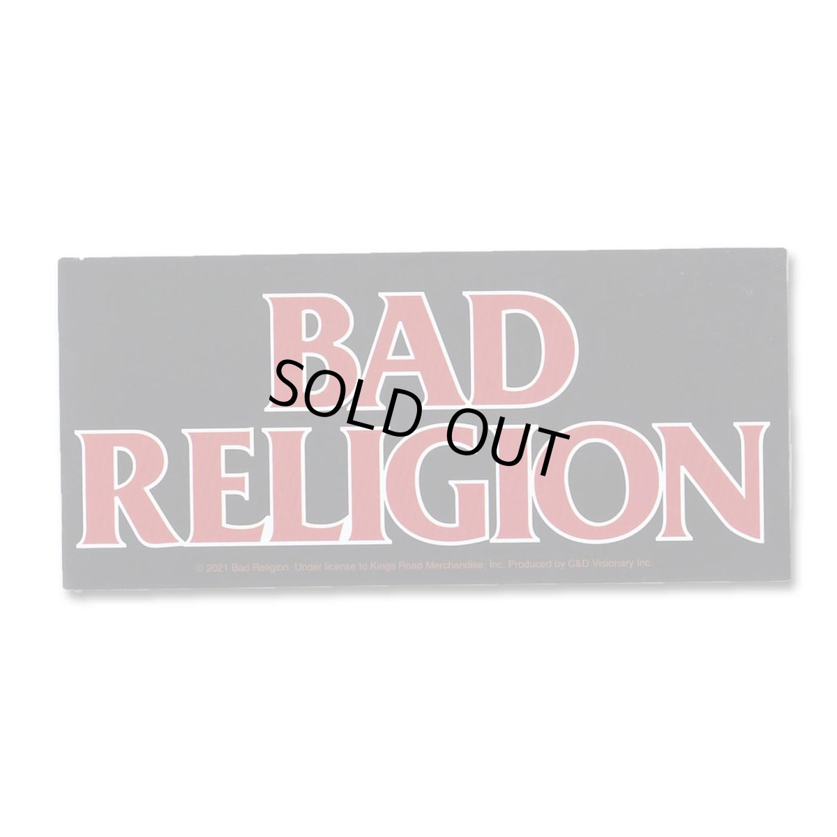 画像1: Bad Religion ステッカー バッド・レリジョン Logo (1)