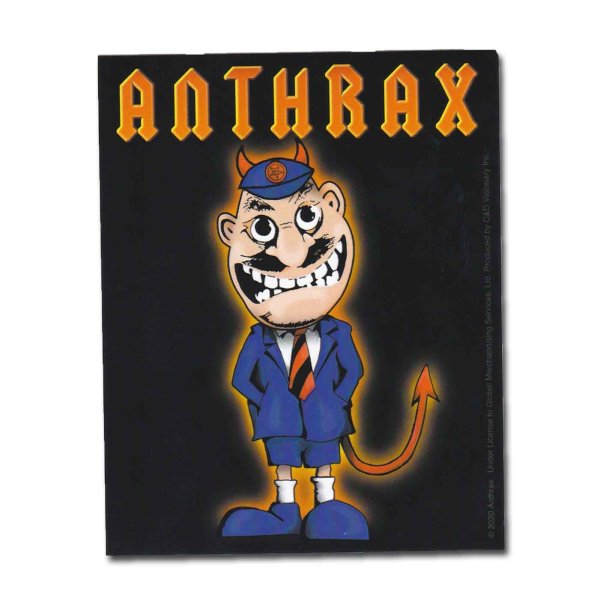 画像1: Anthrax ステッカー アンスラックス Devil Man (1)