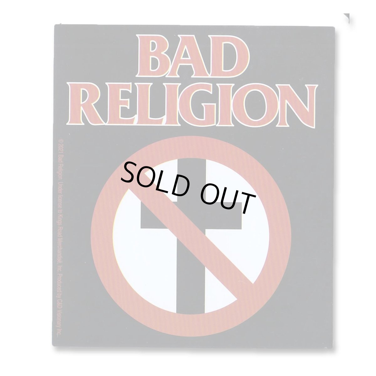 画像1: Bad Religion ステッカー バッド・レリジョン No Cross (1)