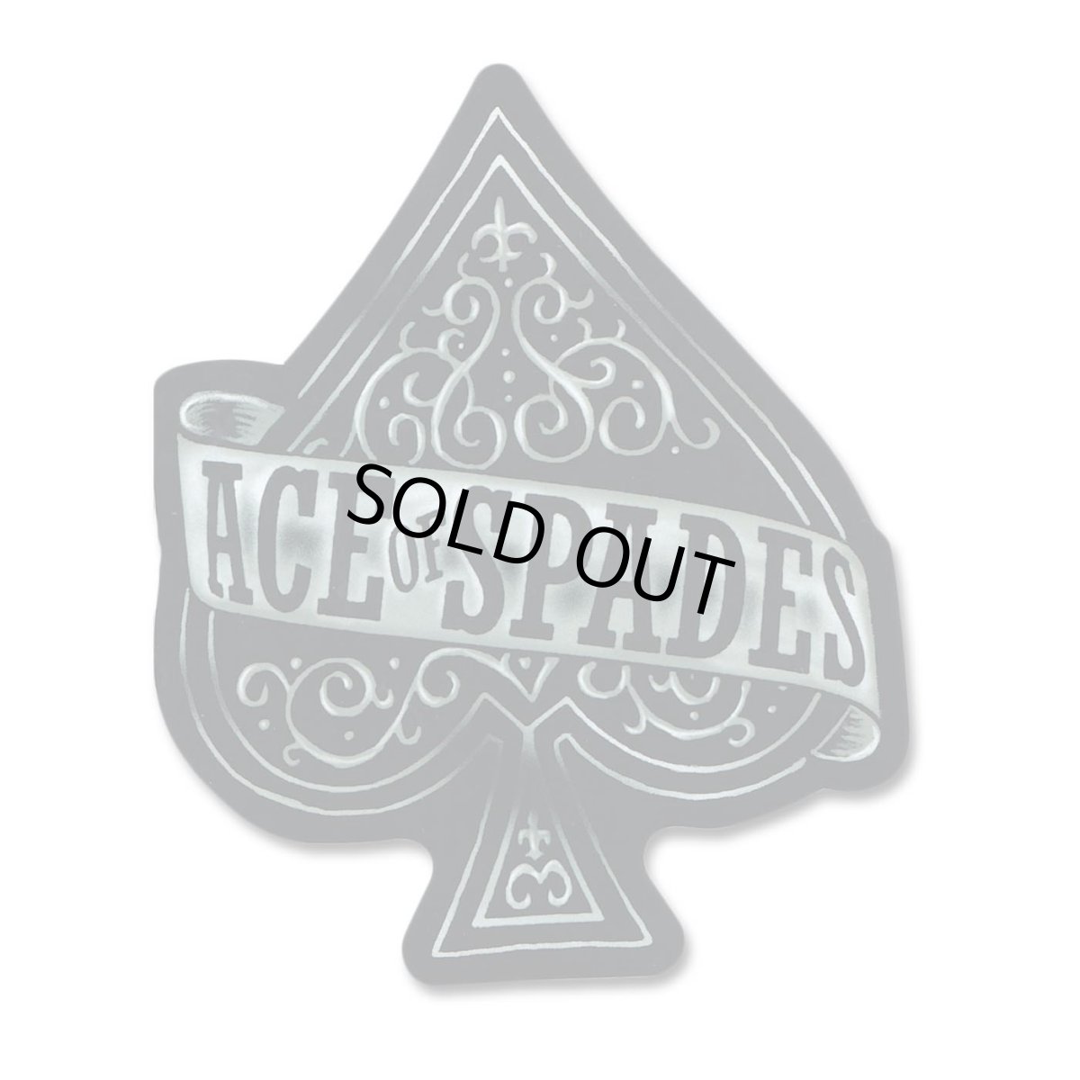 画像1: Motorhead ステッカー モーターヘッド B&W Ace Of Spades (1)