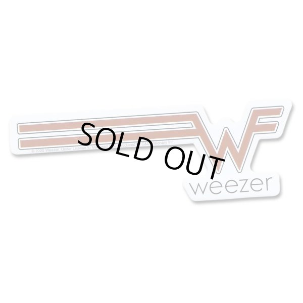画像1: Weezer ステッカー ウィーザー Stripe Logo (1)